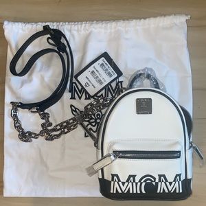 MCM mini crossbody backpack